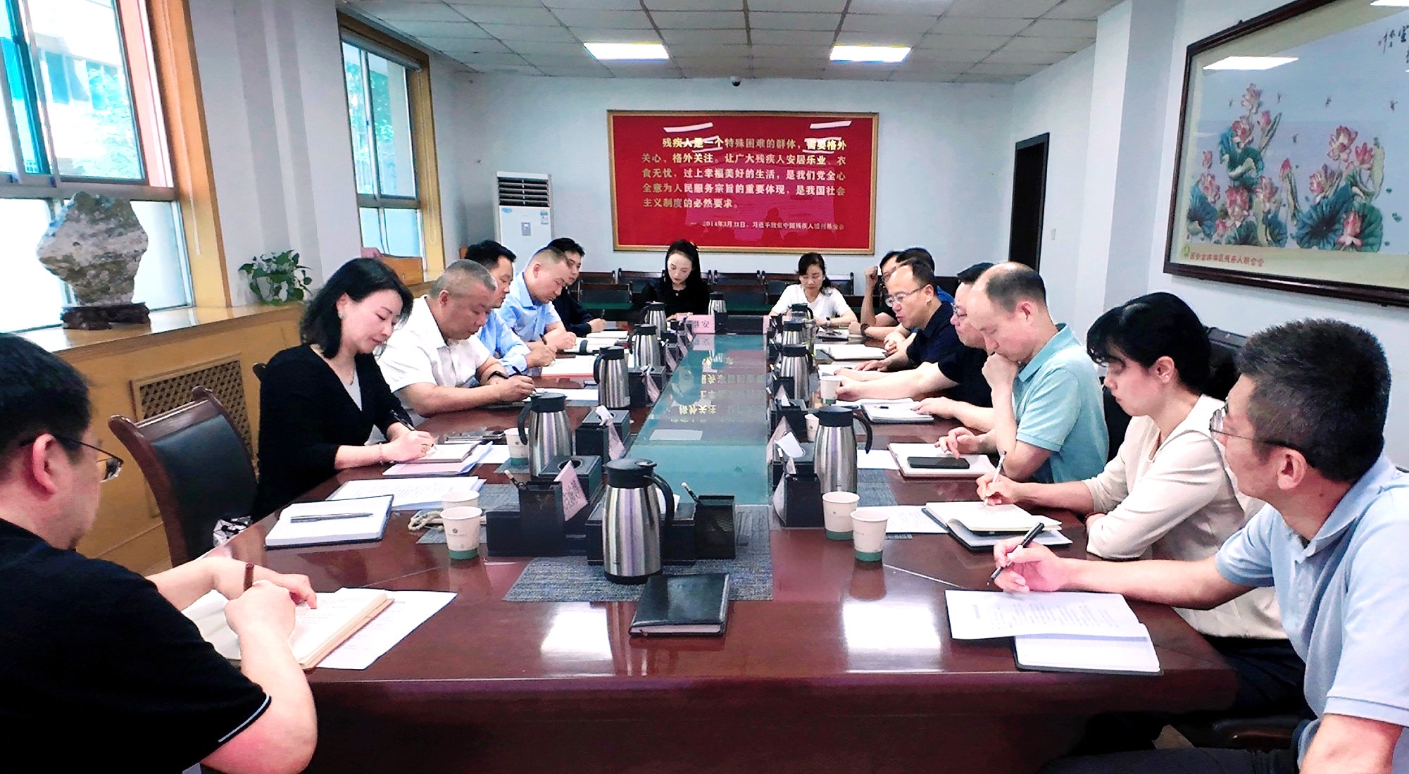 强盛一行赴西安市残疾人联合会开展专题调研——共商残疾人康复养老事业发展，探索科技助残服务新模式